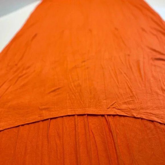 Women’s high low skirts. Giuliana skirt. Pink wrap ruffle lined pencil skirt. - Picture 4 of 16